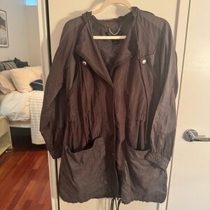 Marc by Marc Jacobs Grey charcoal oversized utility jacket
